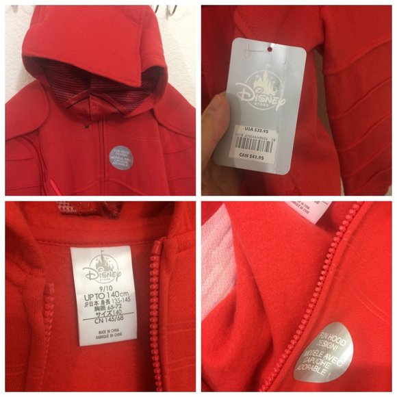 Disney Store Boys 9/10 Star Wars Full Zip Jacket - Picture 11 of 11